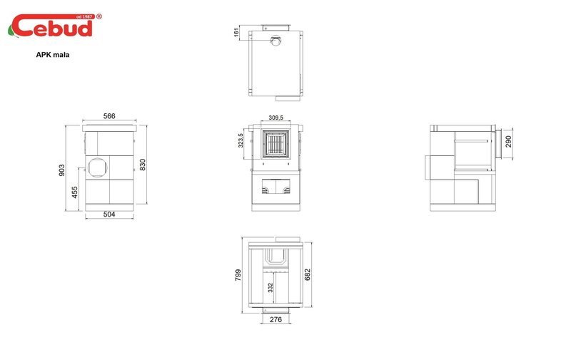 Cebud APK Pliit Väike Mõõdud