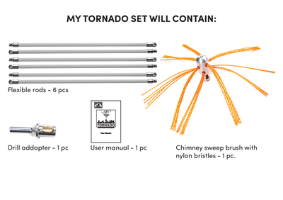 Hansa TORNADO Korstnapuhastus 6 m