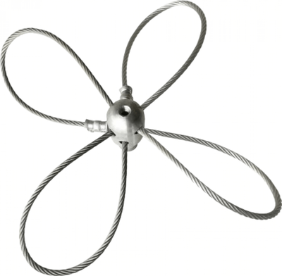 Hansa TORNADO korstnahari Kaabel terasest aasadega 2