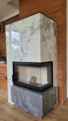 Kamin nurk Defro Impuls SM BP CASE 1 parem