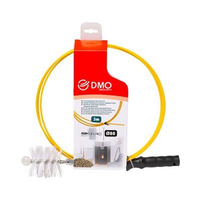 Korstna Puhastus Komplekt painduv 3m hari 80mm DMO 135001-1