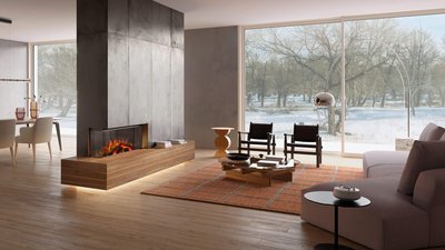 LaNordica ElektriKamin LUMEN 1200 in-nurk inter 1