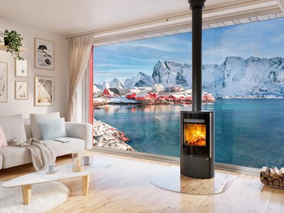 Nordenger Kamin Verdal Steel inter