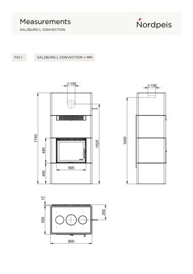 Nordpeis Ahjud Salzburg L Conv Moodud mm