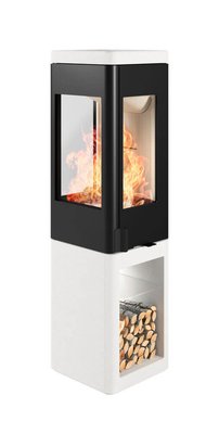 Nordpeis Kamin YoU Colorado White Low Light 1