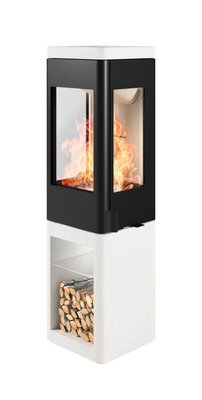 Nordpeis Kamin YoU Colorado White Low Light 2