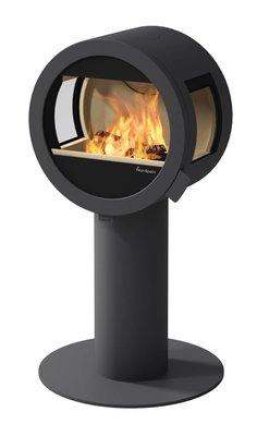 Nordpeis kamin ME PEDESTAL Side glass.jpg