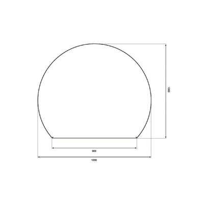 PR Kaminaesine plekk 120x100cm Umar S must matt mm