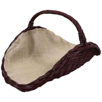 Parkanex Puukorv Punutud Ovaalne Tume polsterdatud Jute.jpg