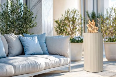 Planika gaasikamin Bino Silk Grey inter