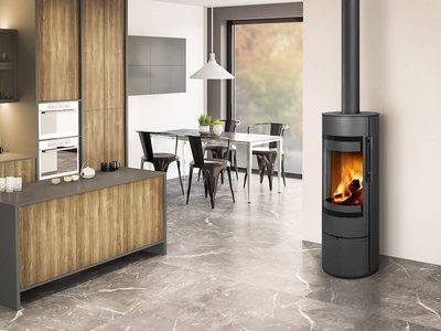 Romotop Kamin Alea 03 Metall inter