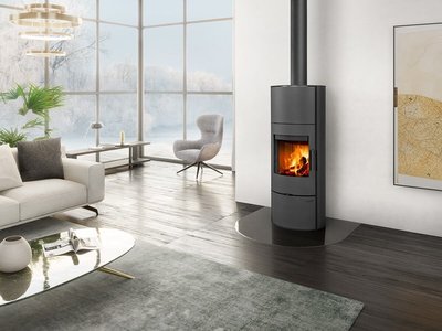 Romotop Kamin Evora H 30 metall inter