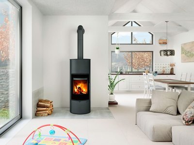 Romotop Kamin Laredo H 30 metall inter