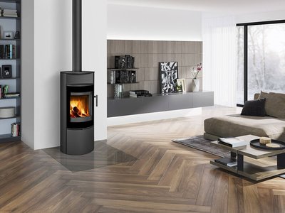 Romotop Kamin Lugano 03 Metall inter