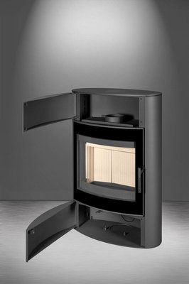 Romotop Kamin NAVIA G H Metall salv detail 1