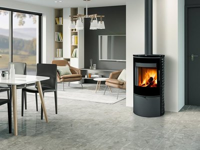 Romotop Kamin Ovalis G 11 keraamika relj inter