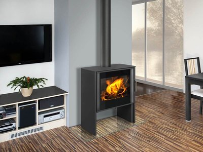 Romotop Kamin Riano N 01 Metall inter