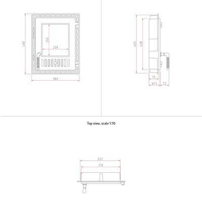 Schmid Ahjuuks K 380x480 66.9240-1570 Mõõdud