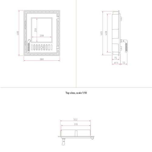 Schmid Ahjuuks K 380x480 66.9240-1570 Mõõdud