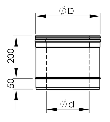 Vilpra Gaasikorsten L-0,25m CLV Moodud
