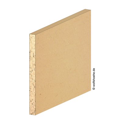 Wolfshoher 303436 Samottplaat Sile 400x300x25 mm WKS